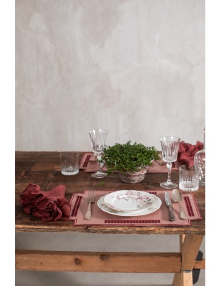 Set de table Erica en lin enduit