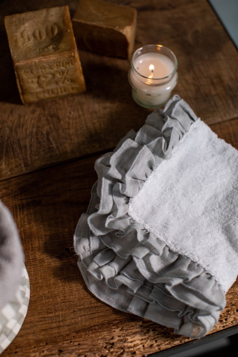 Gants de toilette en coton Gitane