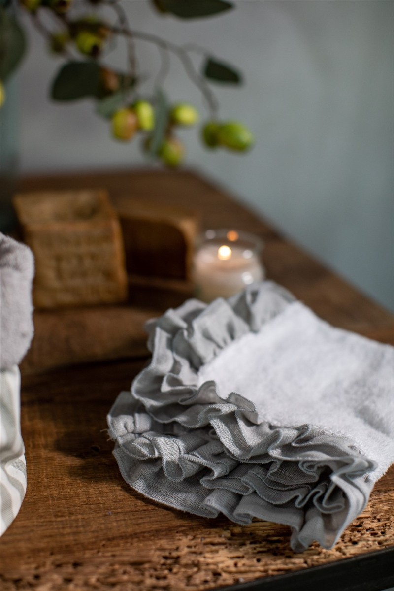 Gants de toilette en coton Gitane