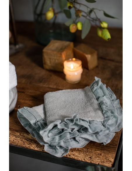 Gants de toilette en coton Gitane