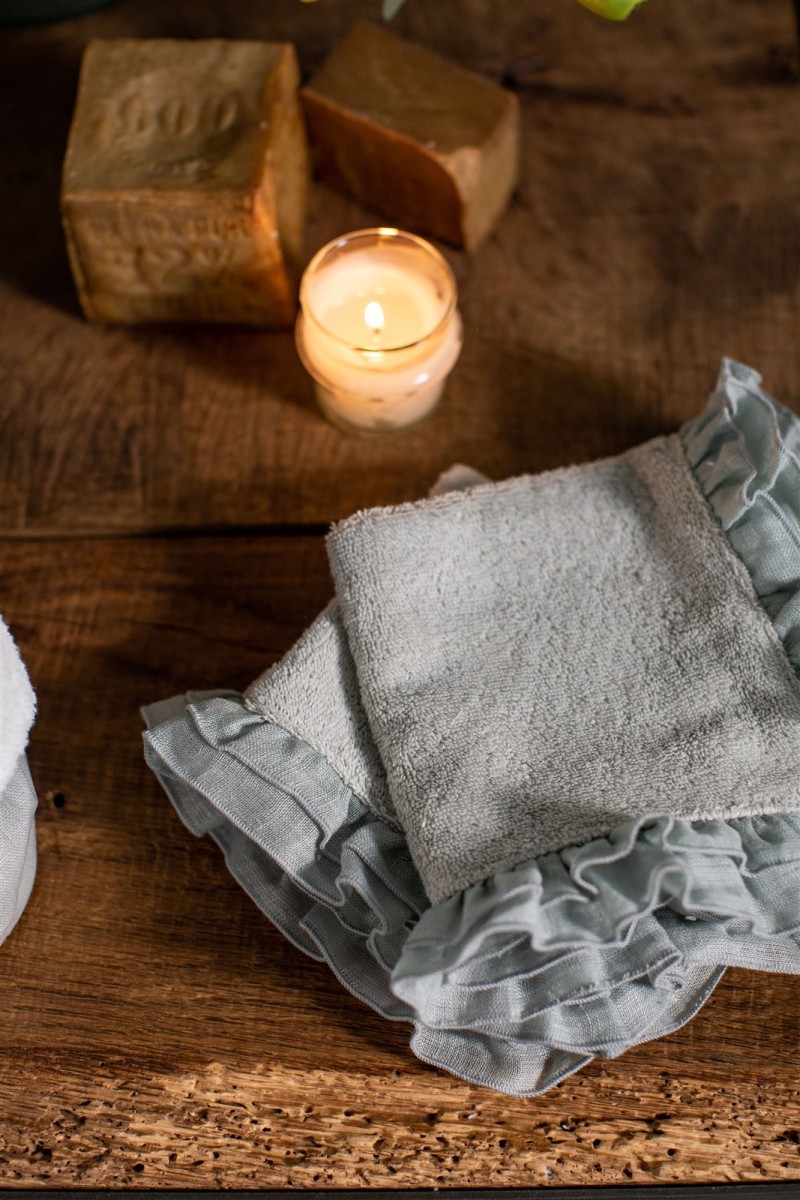 Gants de toilette en coton Gitane