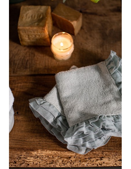 Gants de toilette en coton Gitane