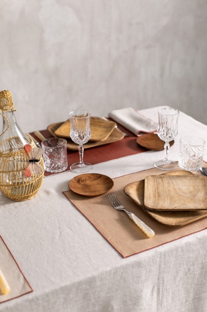 Set de table en lin enduit Filo 2