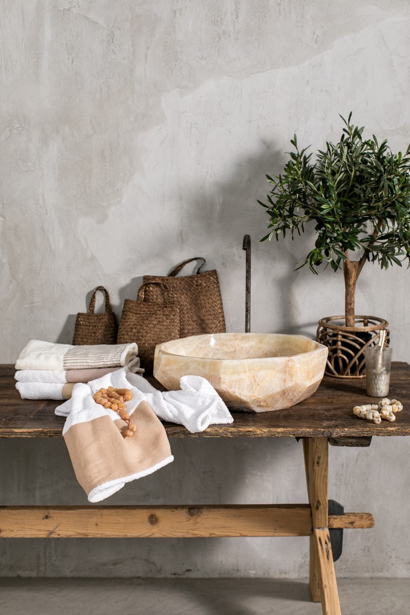 Serviette en coton Bauhaus