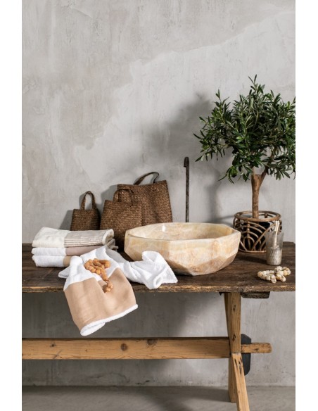 Serviette en coton Bauhaus