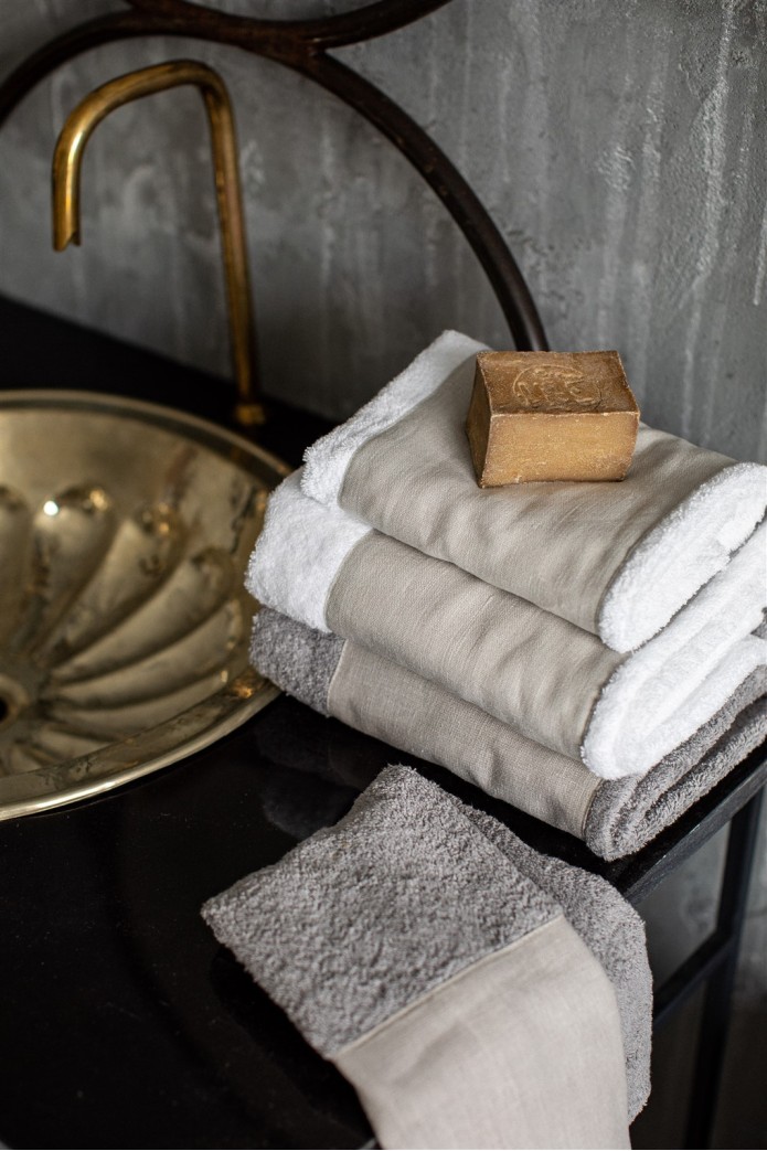 Serviette en coton Bauhaus
