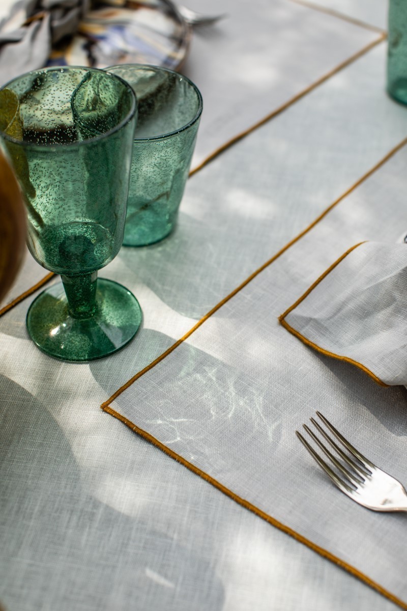 Set de table en lin enduit Filo