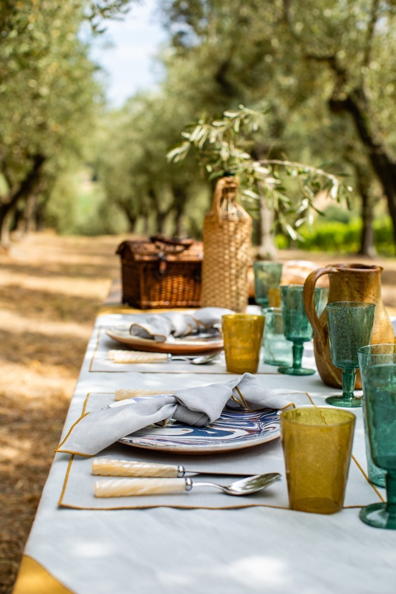 Set de table en lin enduit Filo