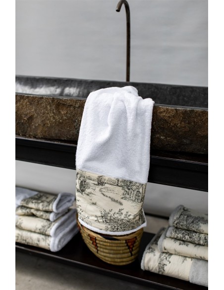 Serviette en coton Bauhaus