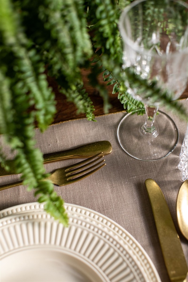 Linen Placemat Stain Resistant Filo