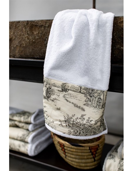 Serviette en coton Bauhaus