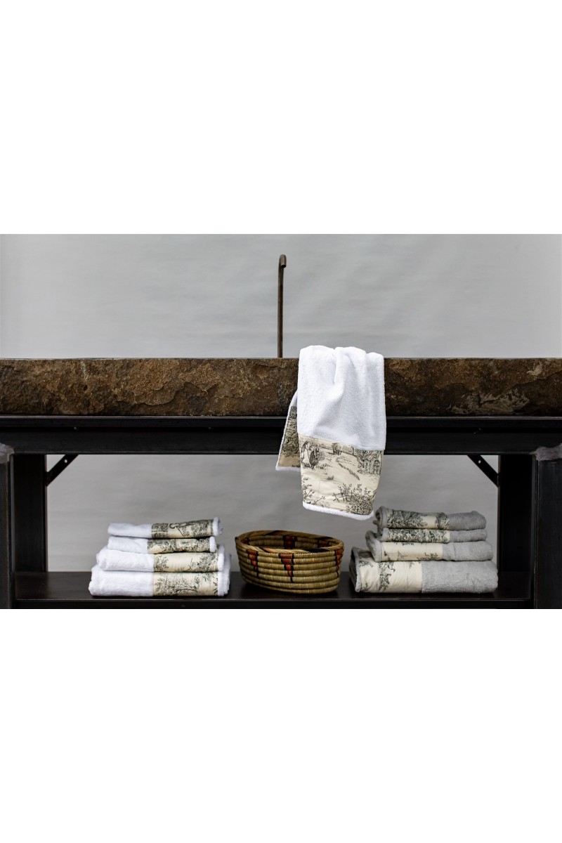 Serviette en coton Bauhaus