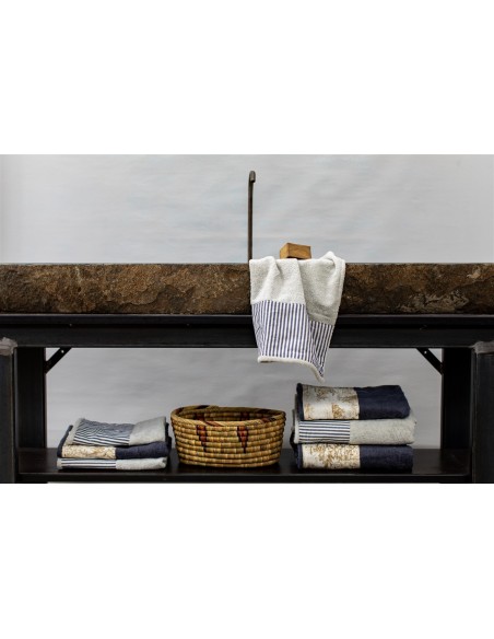 Serviette en coton Bauhaus