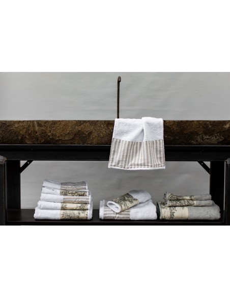 Serviette en coton Bauhaus