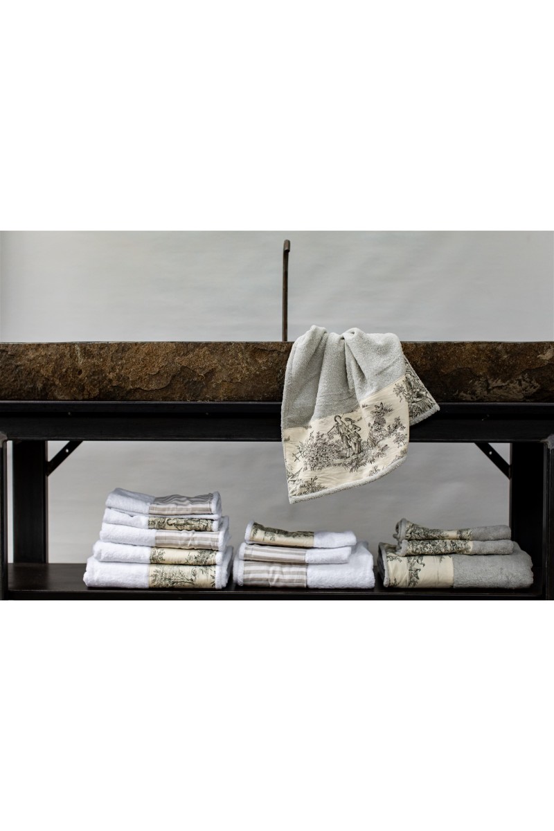 Serviette en coton Bauhaus