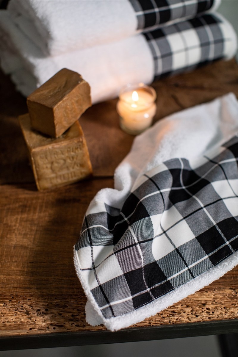 Serviette en coton Bauhaus