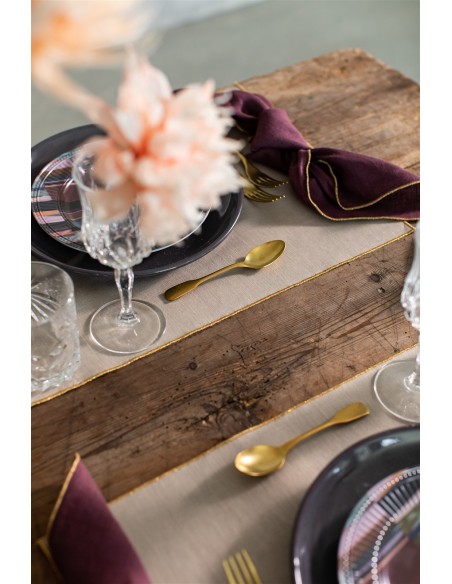 Linen Placemat Stain Resistant Filo