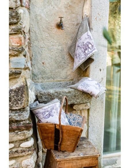 Serviette en coton Bauhaus