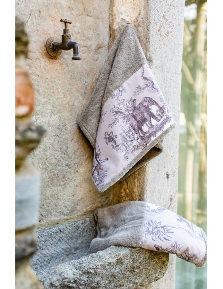 Serviette en coton Bauhaus