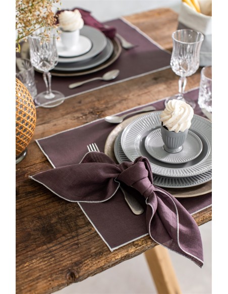 Set de table en lin enduit Filo