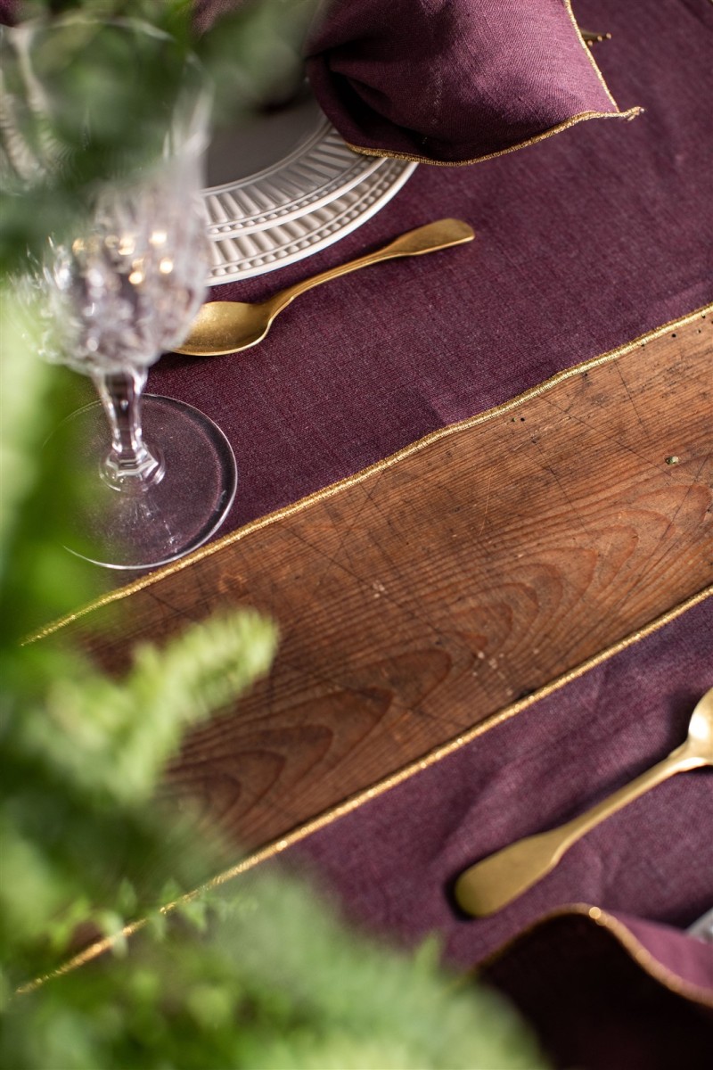 Linen Placemat Stain Resistant Filo