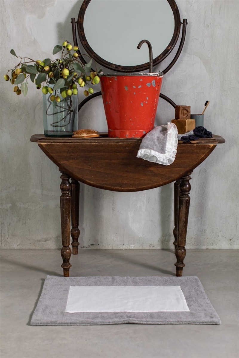 Tappeto Bagno Bauhaus in Cotone