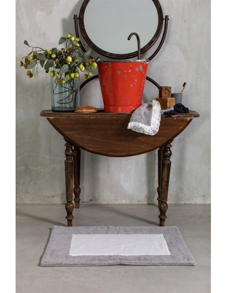 Tapis de salle de bains en coton Bauhaus