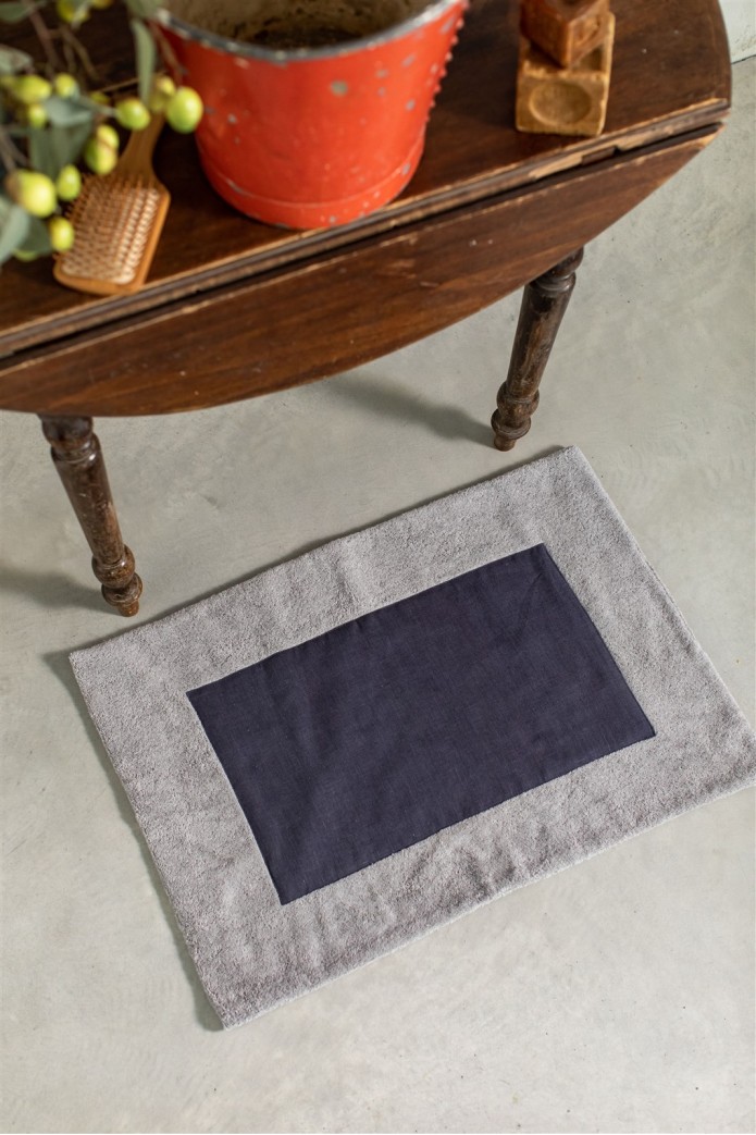 Tapis de salle de bains en coton Bauhaus 2