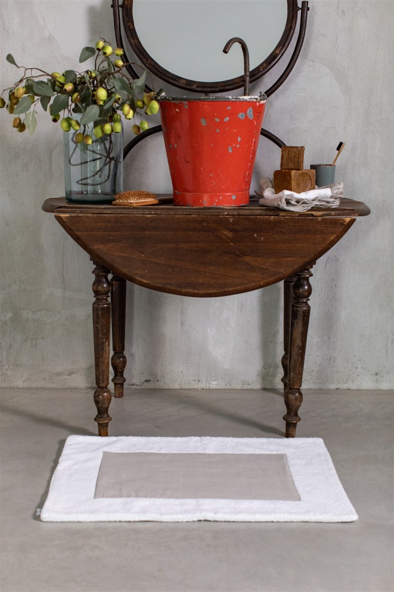 Tapis de salle de bains en coton Bauhaus