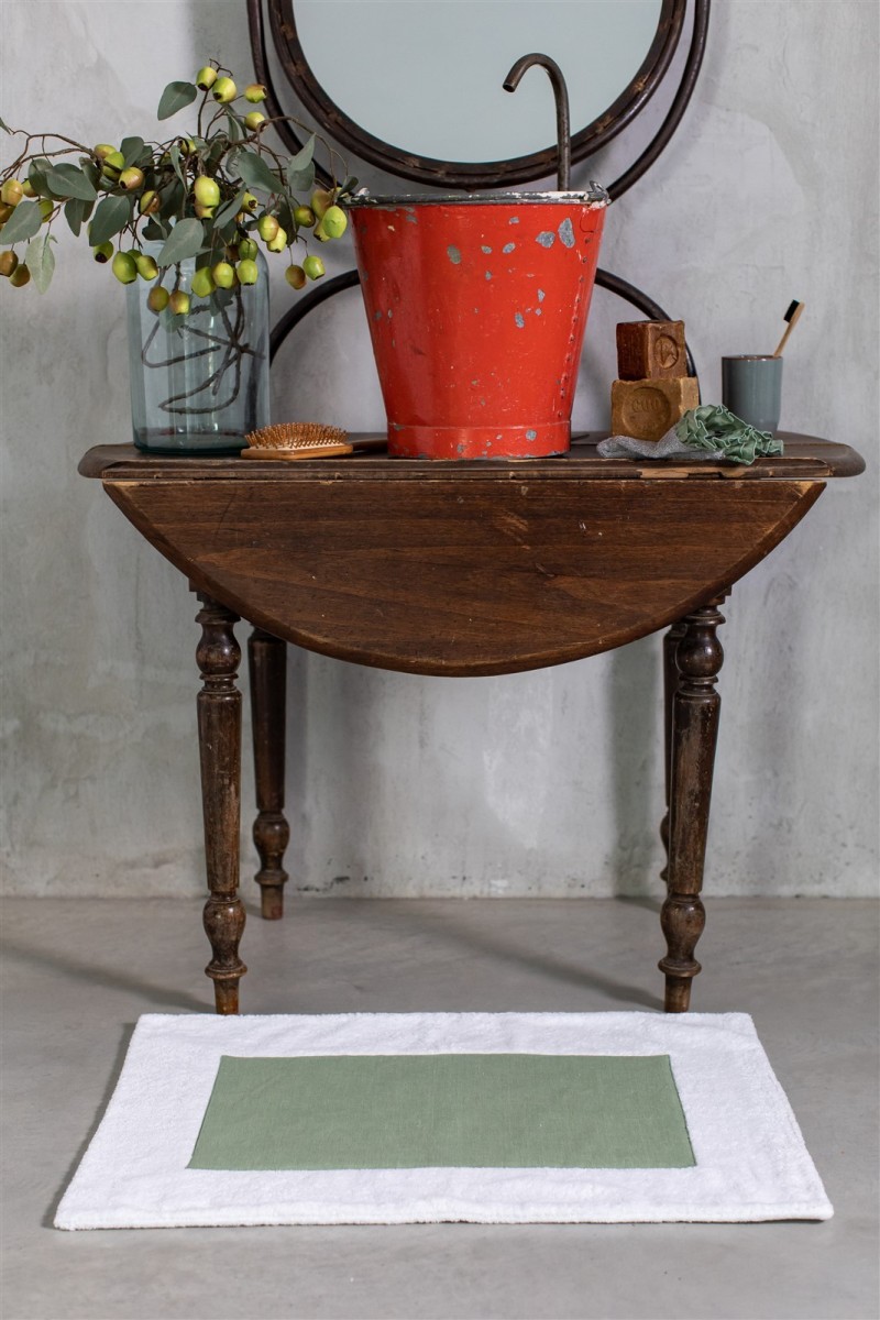 Tapis de salle de bains en coton Bauhaus