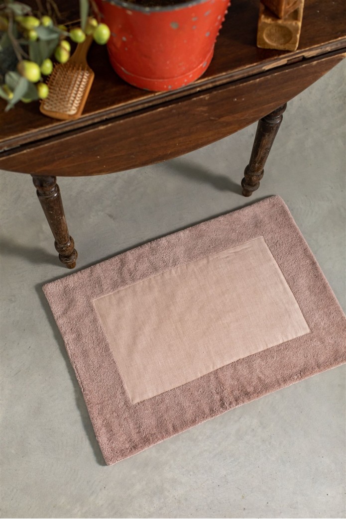 Tapis de salle de bains en coton Bauhaus