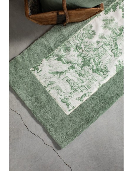 Tapis de salle de bains en coton Bauhaus