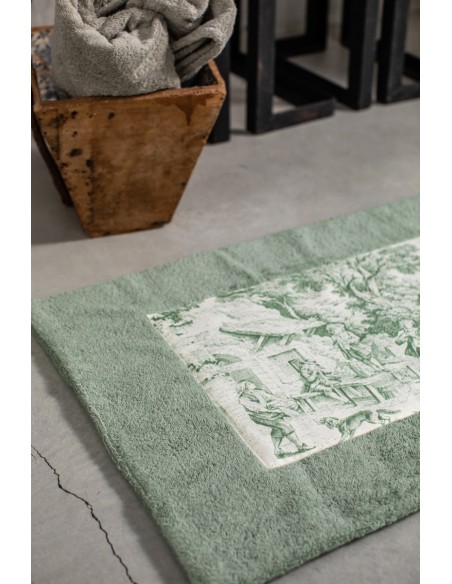 Tappeto Bagno Bauhaus in Cotone