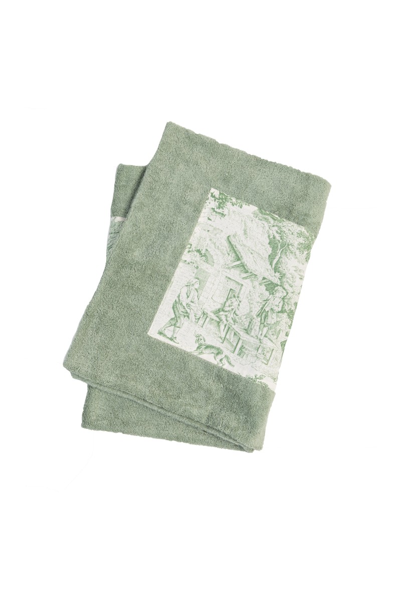 Tapis de salle de bains en coton Bauhaus