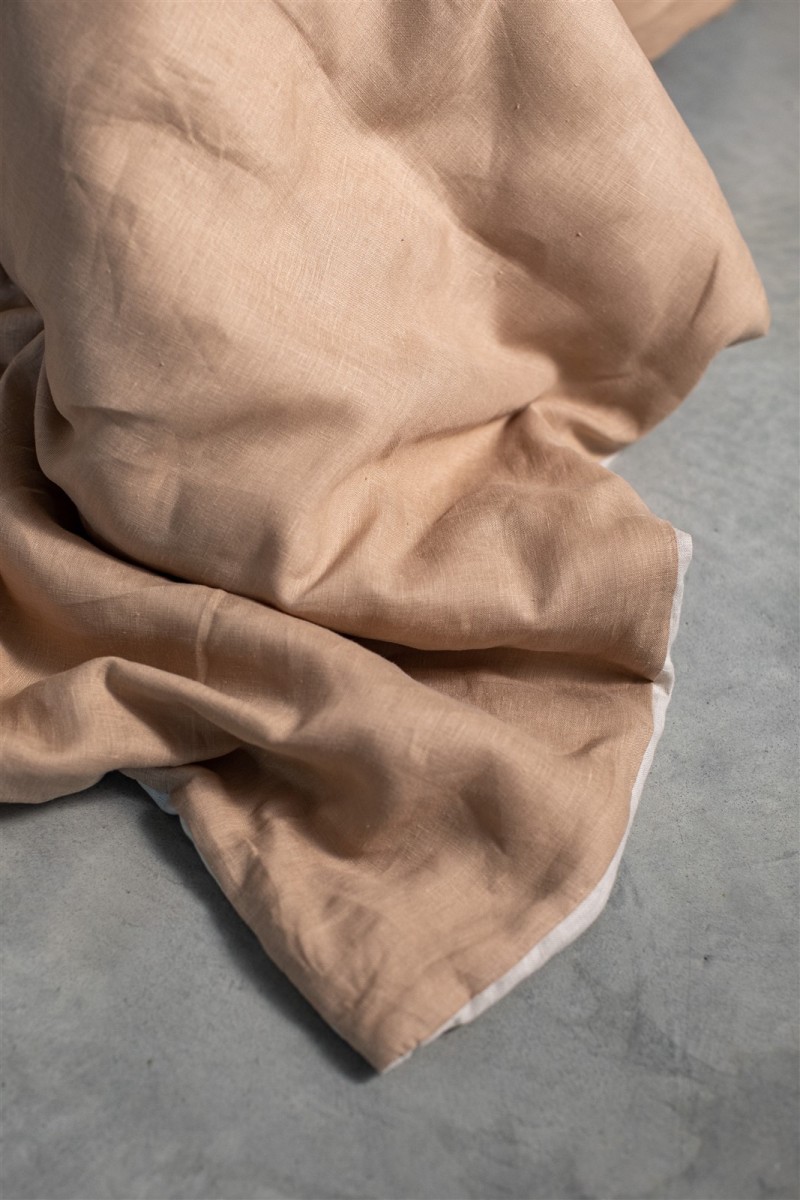 Pure Reversible Bedspread in Linen