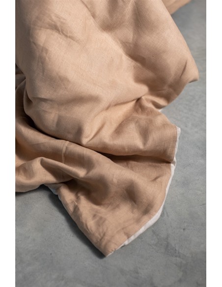 Pure Reversible Bedspread in Linen