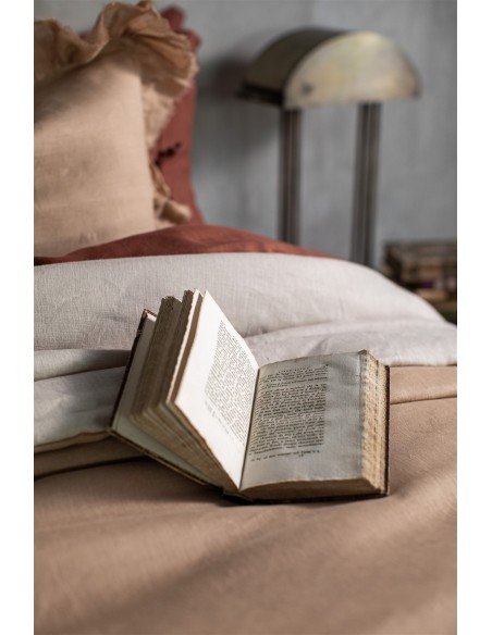 Pure Reversible Bedspread in Linen