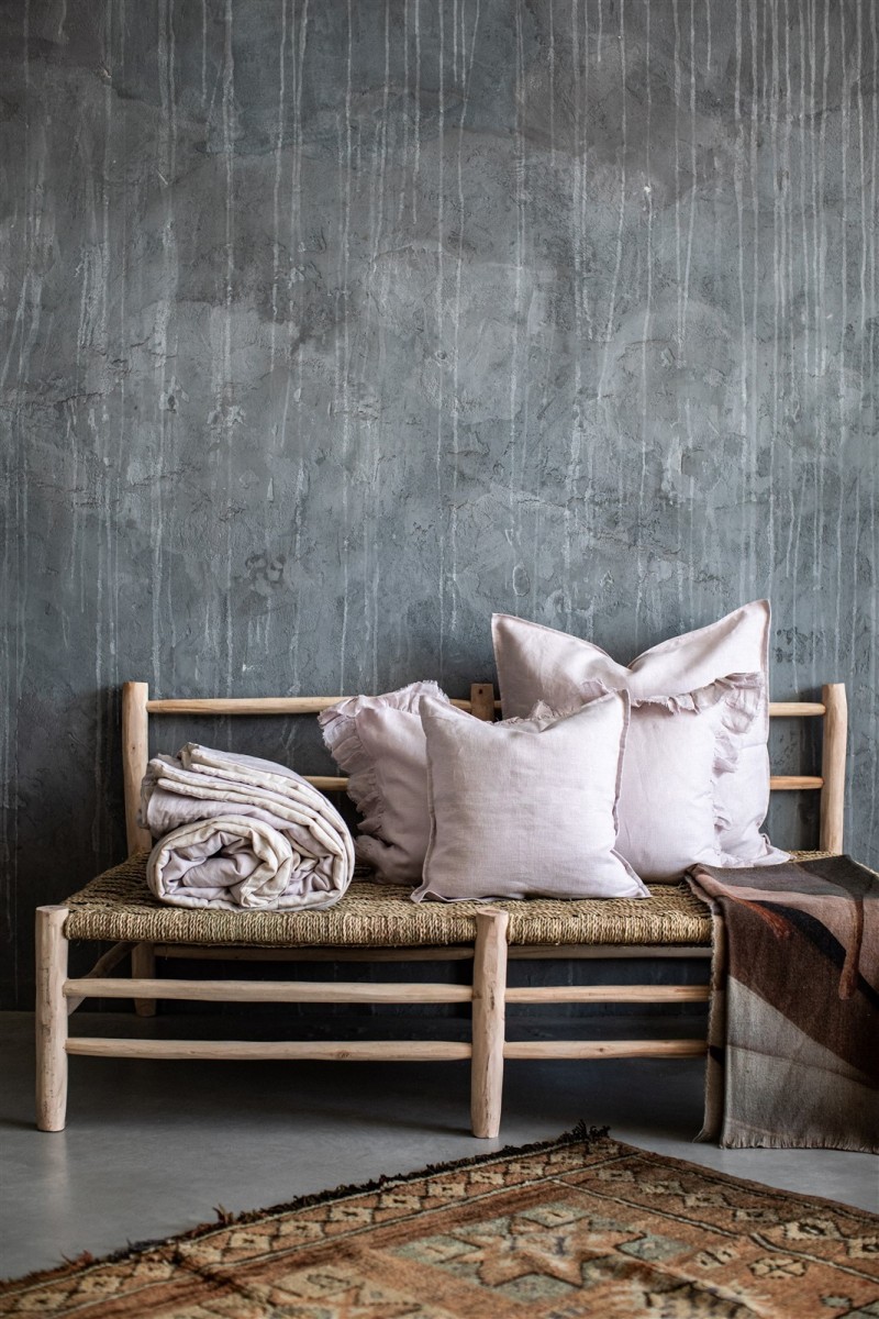 Pure Reversible Bedspread in Linen