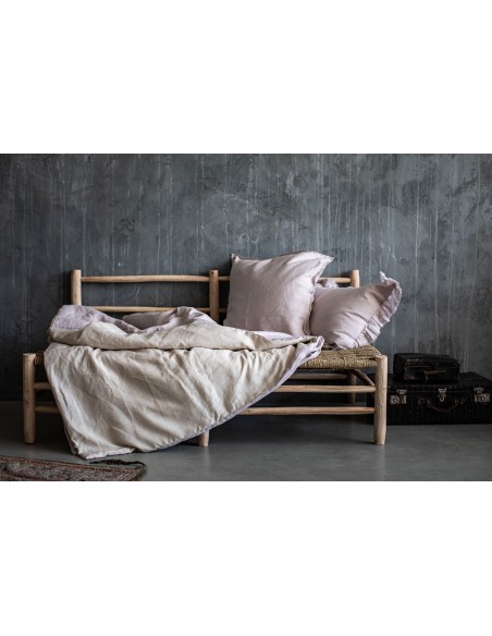 Pure Reversible Bedspread in Linen