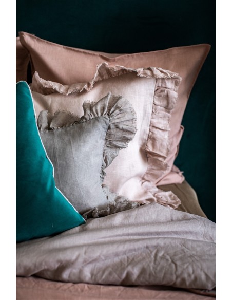 Pure Reversible Bedspread in Linen