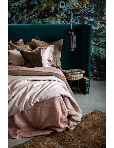 Pure Reversible Bedspread in Linen