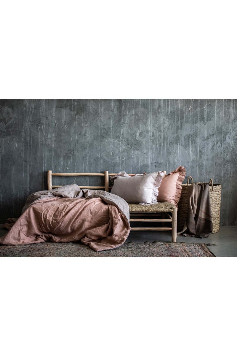 Pure Reversible Bedspread in Linen