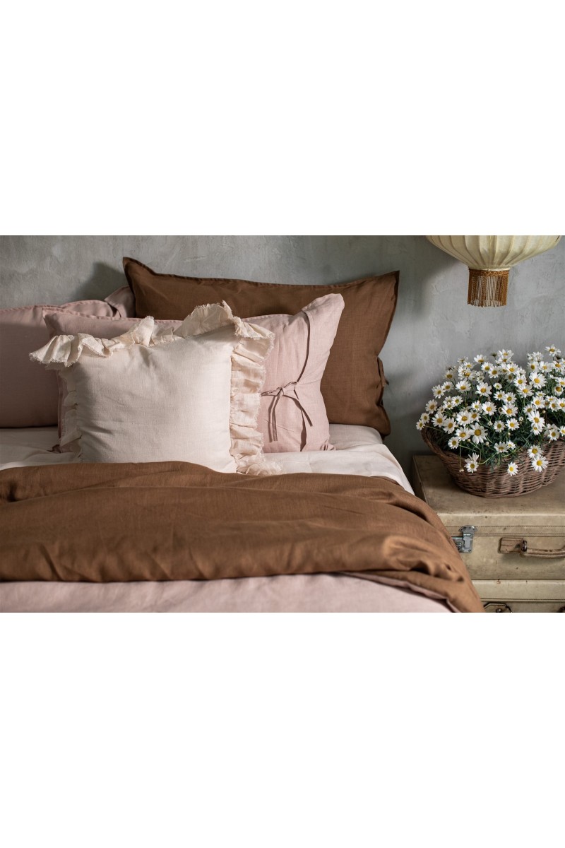 Pure Reversible Bedspread in Linen