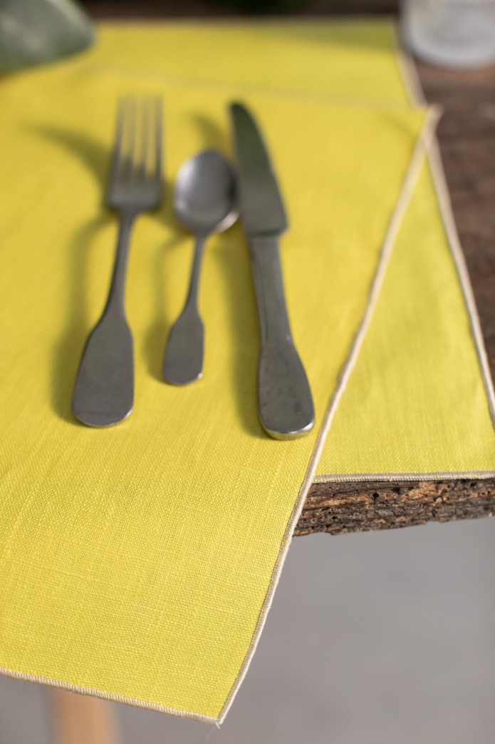 Set de table en lin enduit Filo 2