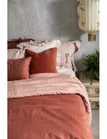 Pure Reversible Bedspread in Linen