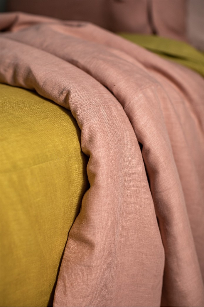 Pure Reversible Bedspread in Linen 2