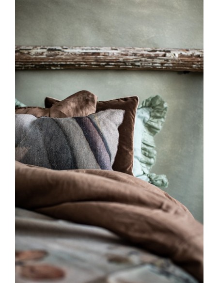 Pure Reversible Bedspread in Linen