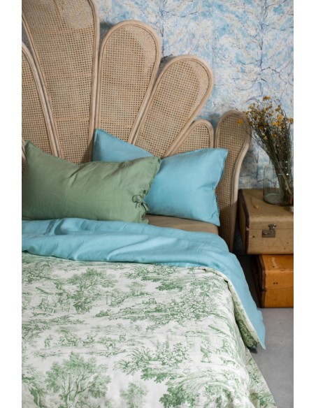 Copriletto Pure in Lino/Cotone