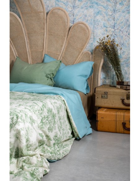 Copriletto Pure in Lino/Cotone