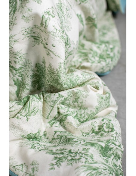 Pure Reversible Bedspread in Linen/Cotton